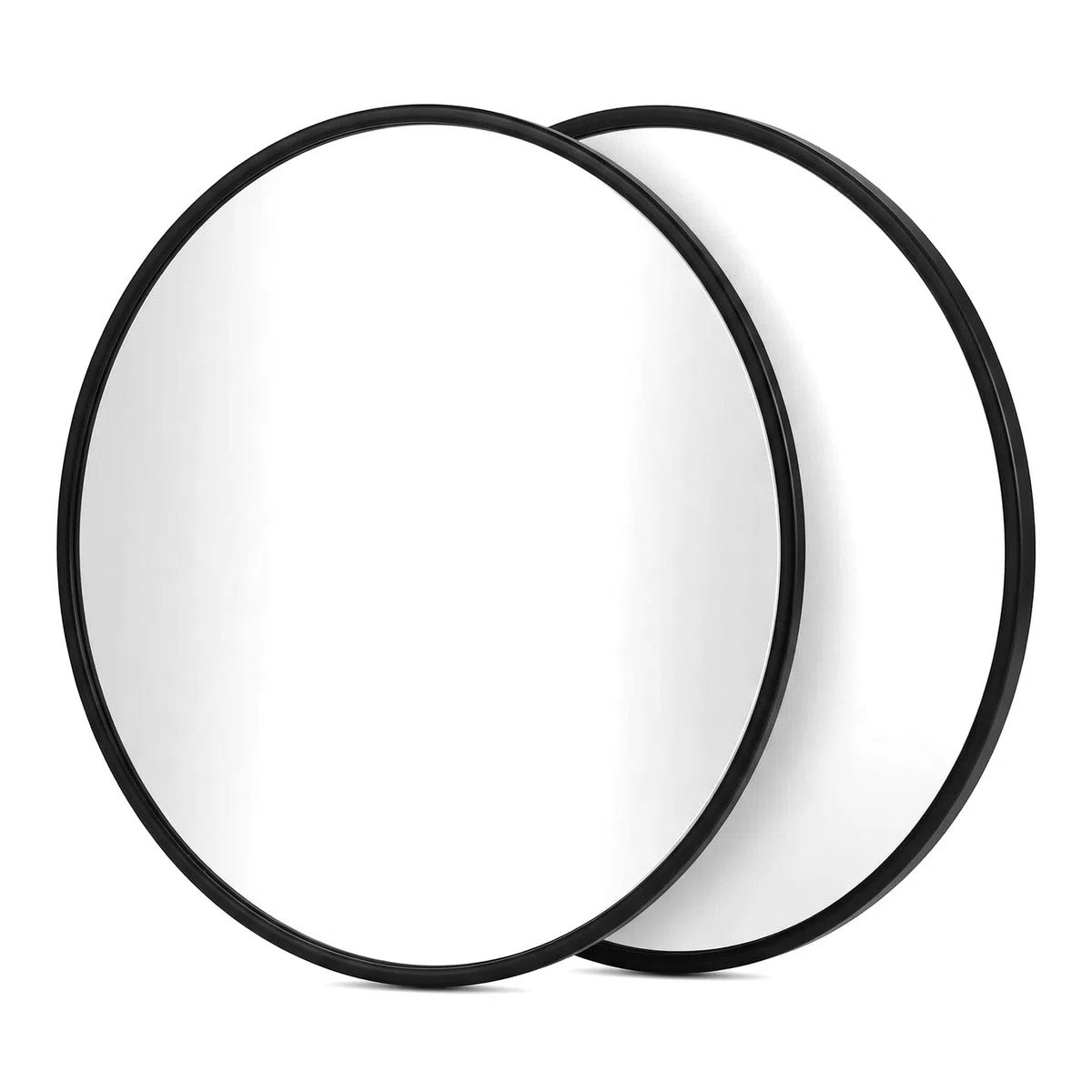 30cm Konvexspiegel,2 Stück 230° Weitwinkel Verkehrsspiegel,Konvexspiegel Verkehrsspiegel Für Garagen Und Einfahrten,Runde Indoor Sicherheit Wandspiegel,Support Indoor und Outdoor