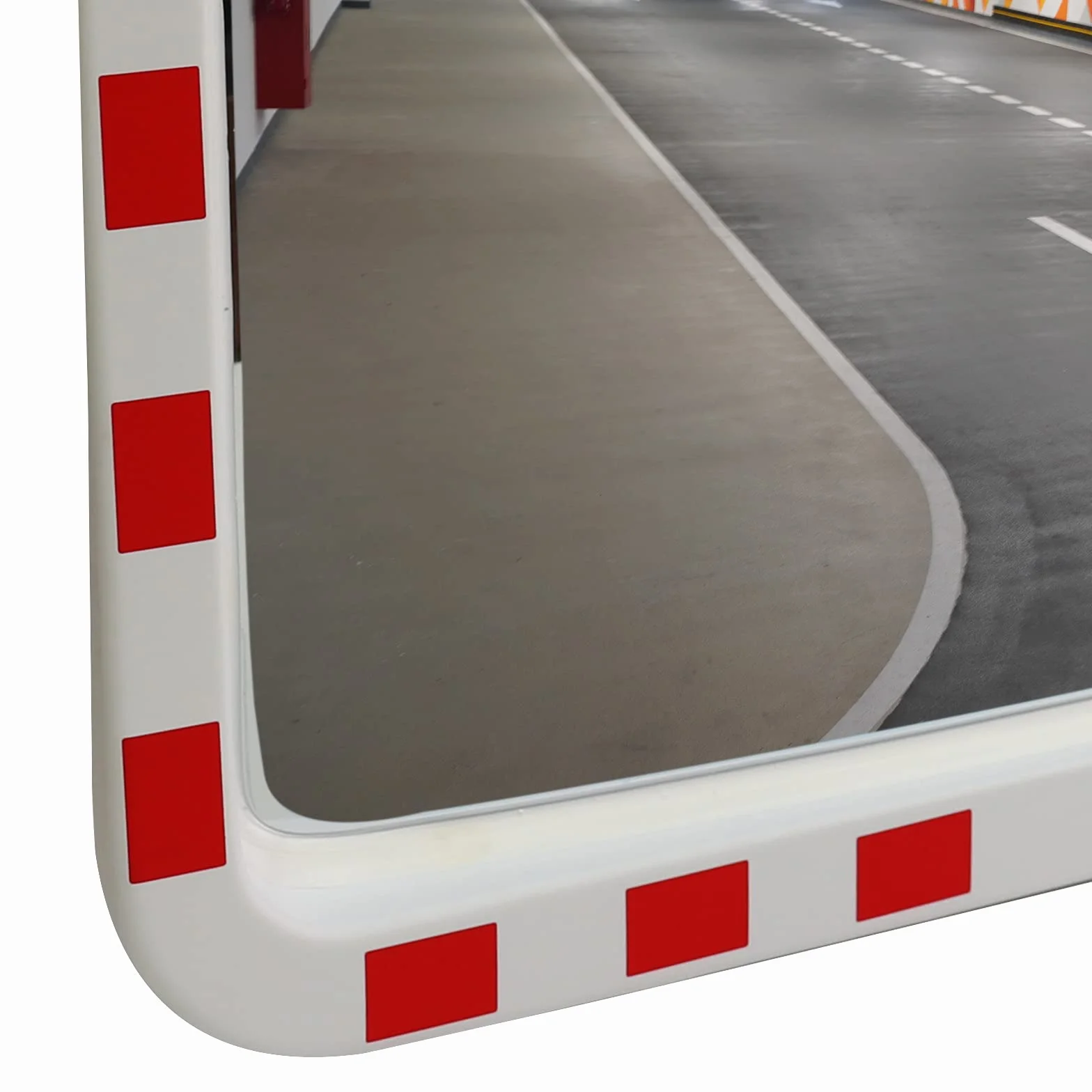 Verkehrsspiegel rechteckig 40 x 60 cm Straße Überwachungsspiegel Sicherheitsspiegel Konvexspiegel außen und innen Weitwinkeleffekt