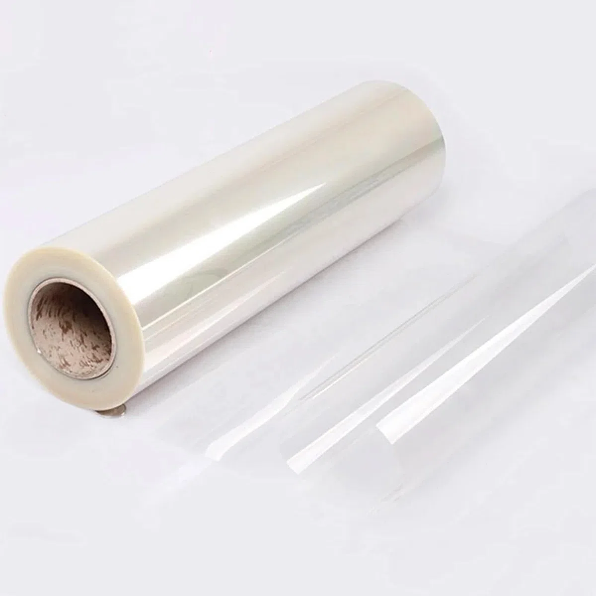 Transparente PET-Folienrolle, 0,2 mm–0,5 mm, transparente Kunststoffplatte, 61 cm Breite, flexible hitzebeständige Isolierung, Polyester-Freigabe für Bastelarbeiten, Heimwerker(0.5mm*0.61m*5m)