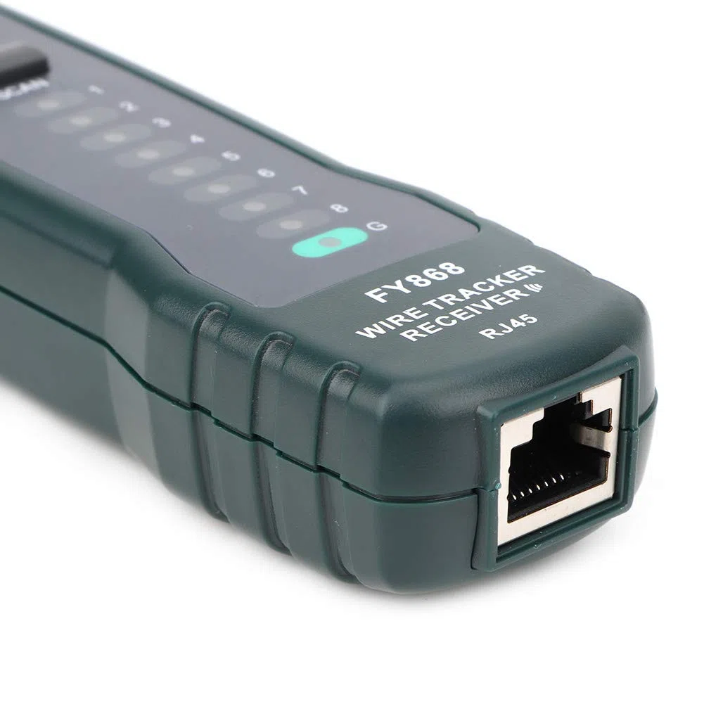 RJ45 RJ11 Kabeltracker Kit mit Kabelfinder Kabeltester für schnelle Leitungssuche in LAN Netzwerk und Telefonleitungen FY868