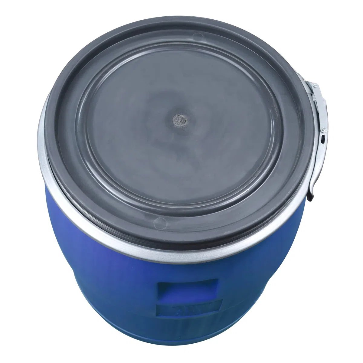 BAUPROFI Fass mit Spannring 60l blau