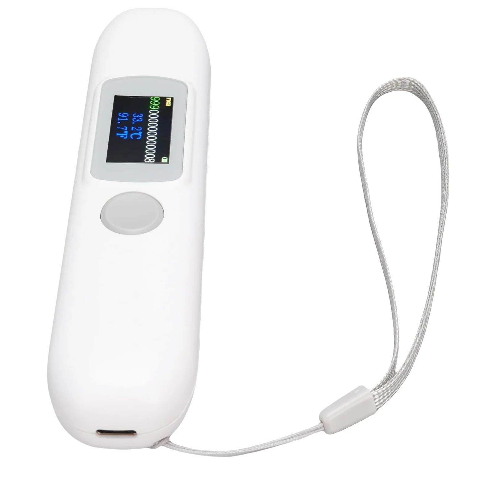 Sxhlseller Haustier-Mikrochip-Scanner mit Bluetooth und Temperaturüberwachung, 1,14-Zoll-Farbbildschirm, Tiermarkenleser, Kompatibel mit den Standards FDX-B ISO 11784 und 11785