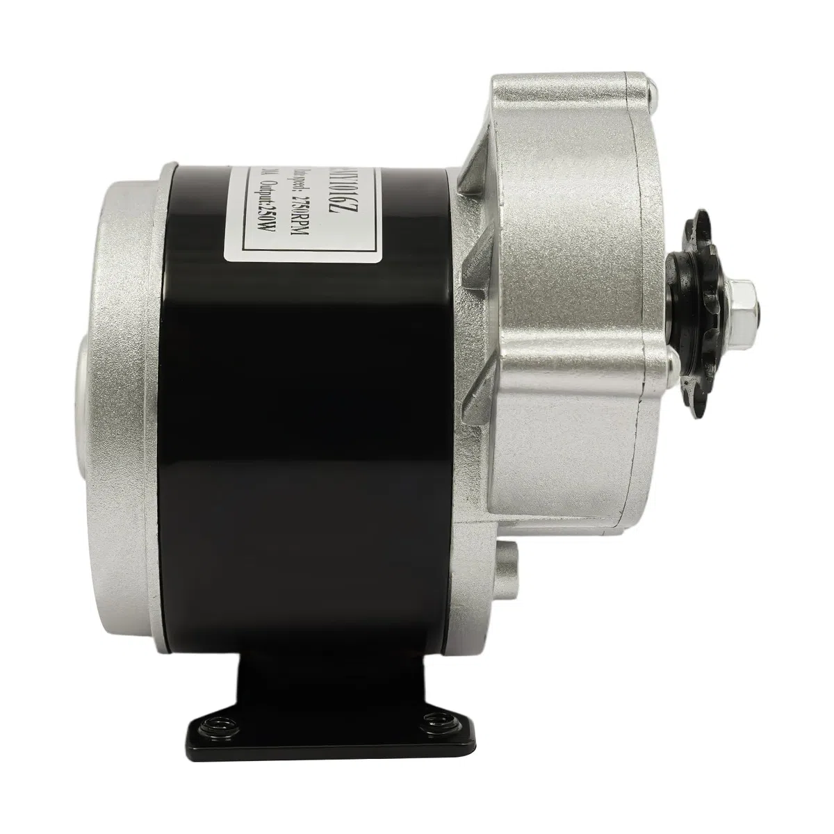 12V 250W DC-Bürsten Getriebemotor, Untersetzungs Elektromotor mit großem Drehmoment, 2750RPM für E‑Bike Elektrofahrrad Roller Pocket Bike Modifikation