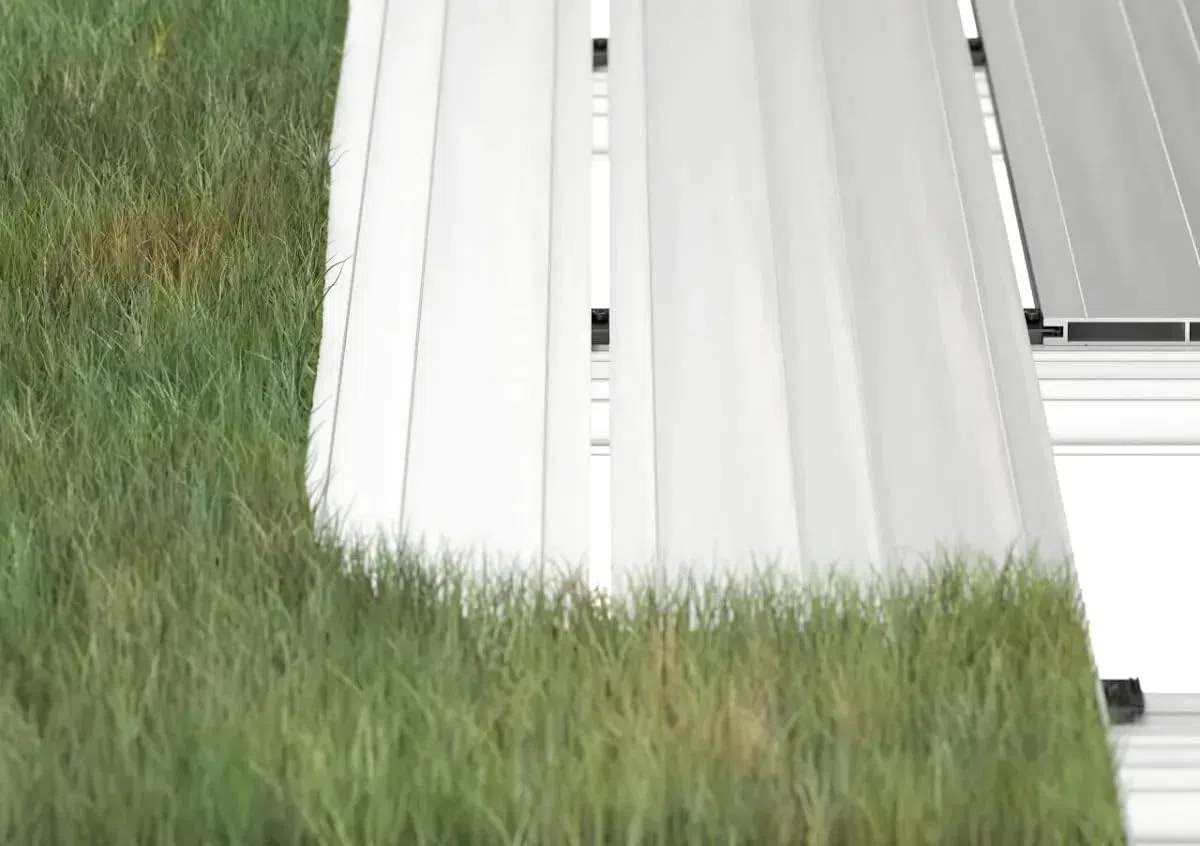 Gartenwelt Riegelsberger Alu-Bodenprofil Cleverdeck 10x145 mm Länge 110 cm | Aluminium Unterkonstruktion für Terrasse und Doppelboden | Witterungsbeständig, formstabil & beidseitig nutzbar