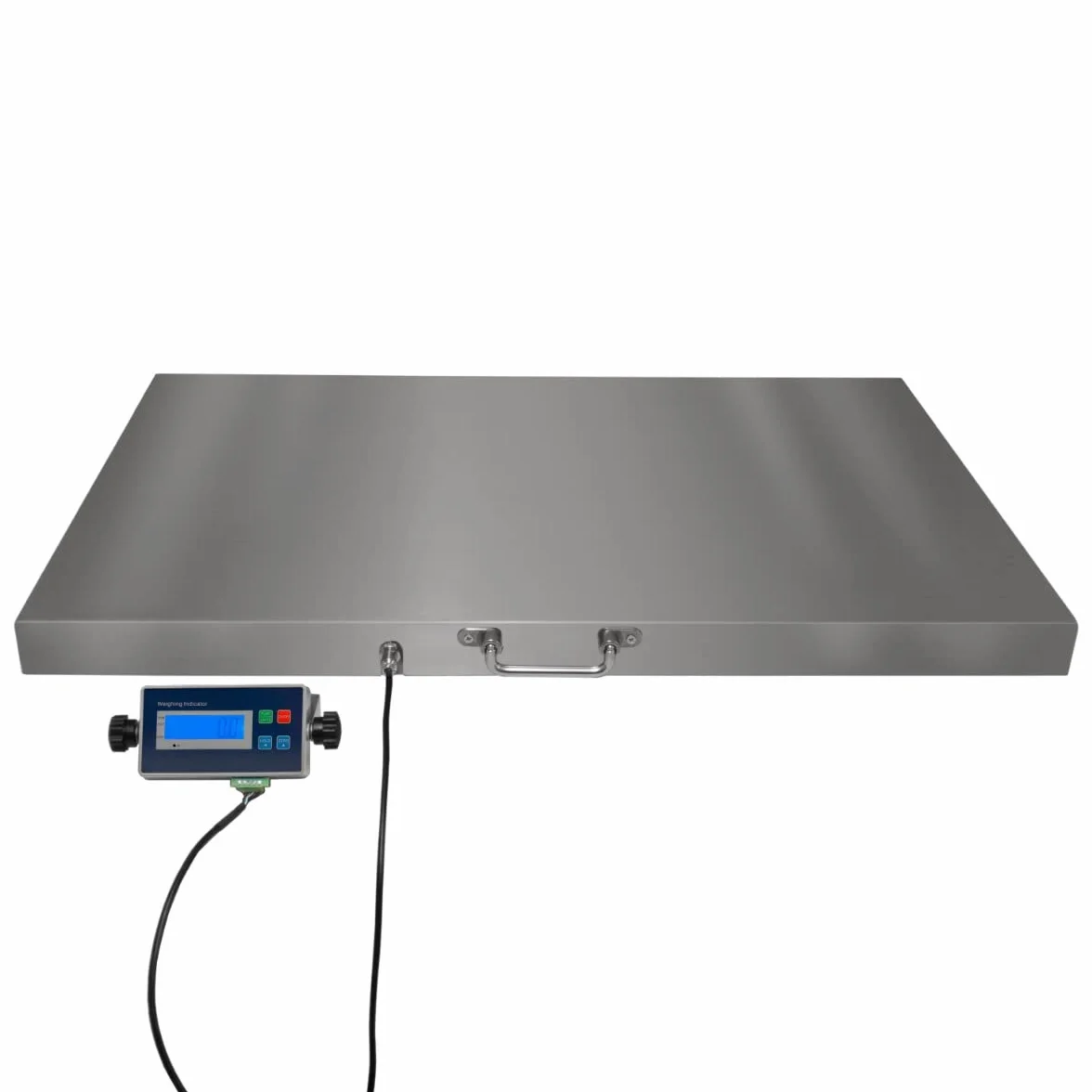 Digitale Tierwaage XL Veterinärwaage Bodenwaage bis 300kg Hundewaage 90 x 60cm Paketwaage Katzenwaage Wiederaufladbare Batterie Tiere Haustier Vieh Nutztiere Hund Katze Lager Paket Industrie