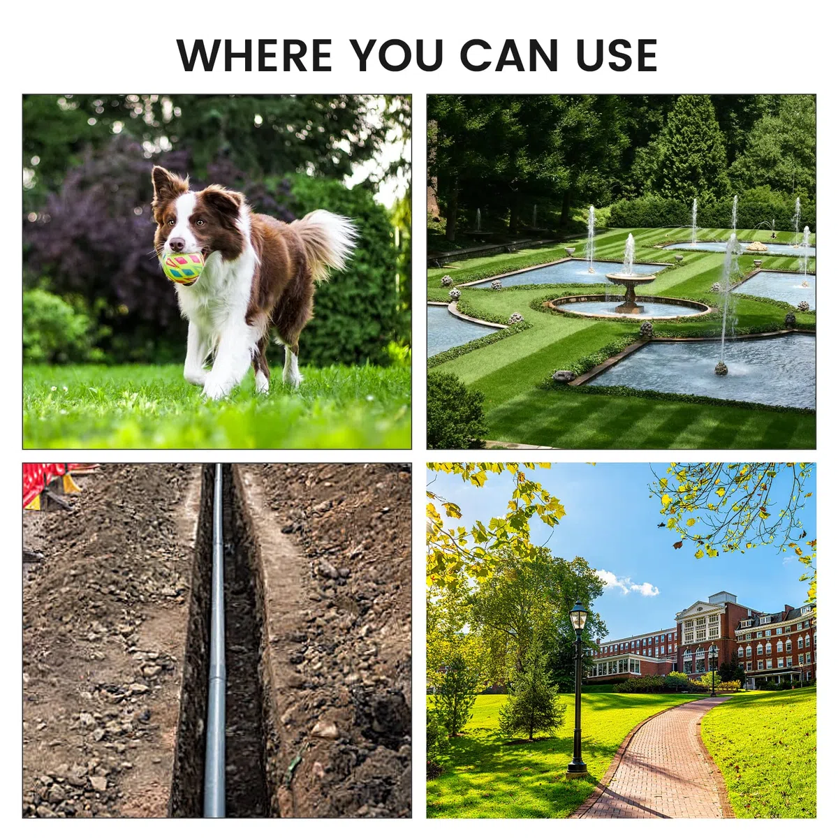 Underground Kabel Draht Locator, Drahtsuchgerät Tracer F04 zum Auffinden von Bruchkabeln, Bewässerungsdrähten