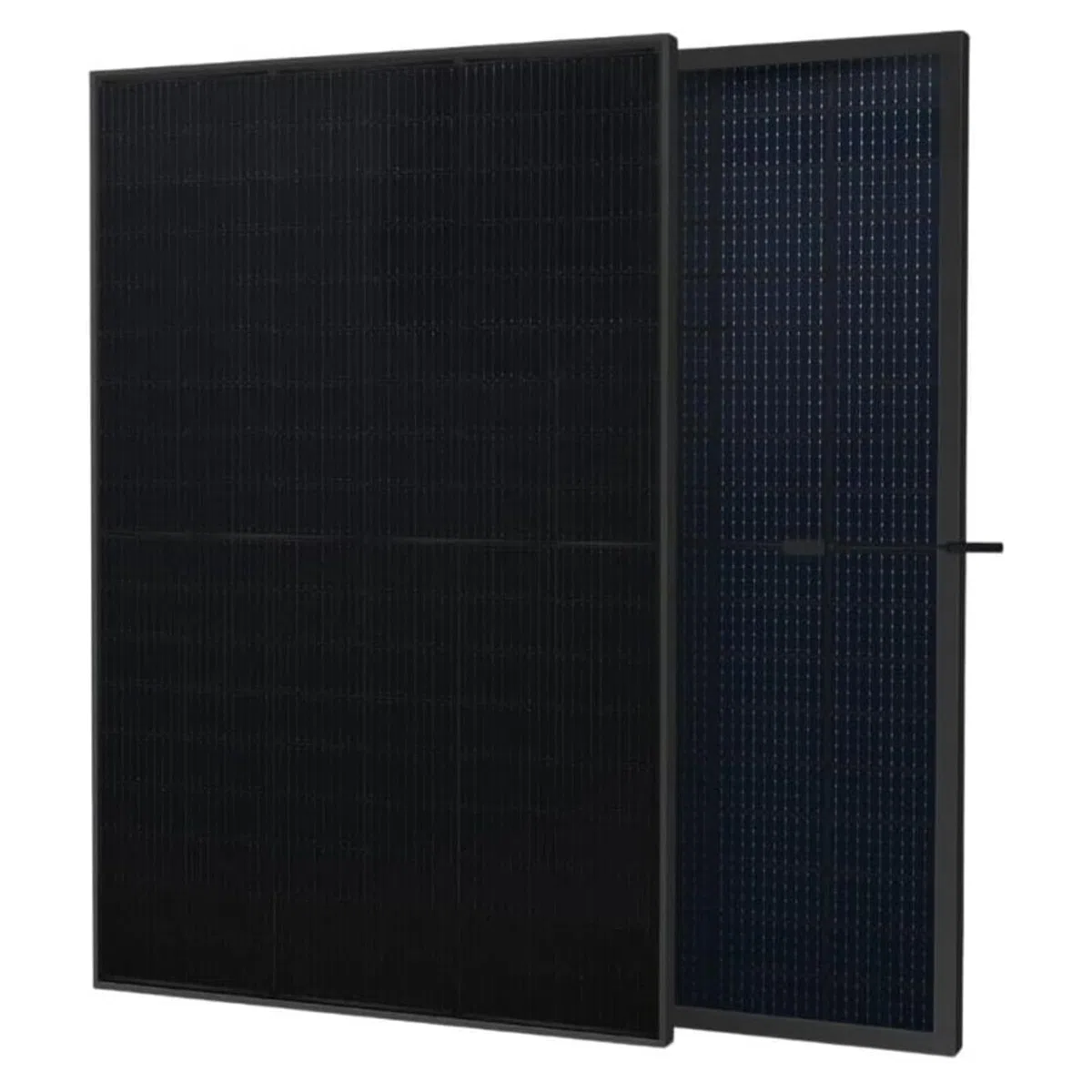 Kleines Kraftwerk 500Wp Solarmodul SunPro TOPCon – bifazial, Glas-Glas, Full Black – Hochleistungs-PV Modul für Balkonkraftwerk, Boot & Off-Grid