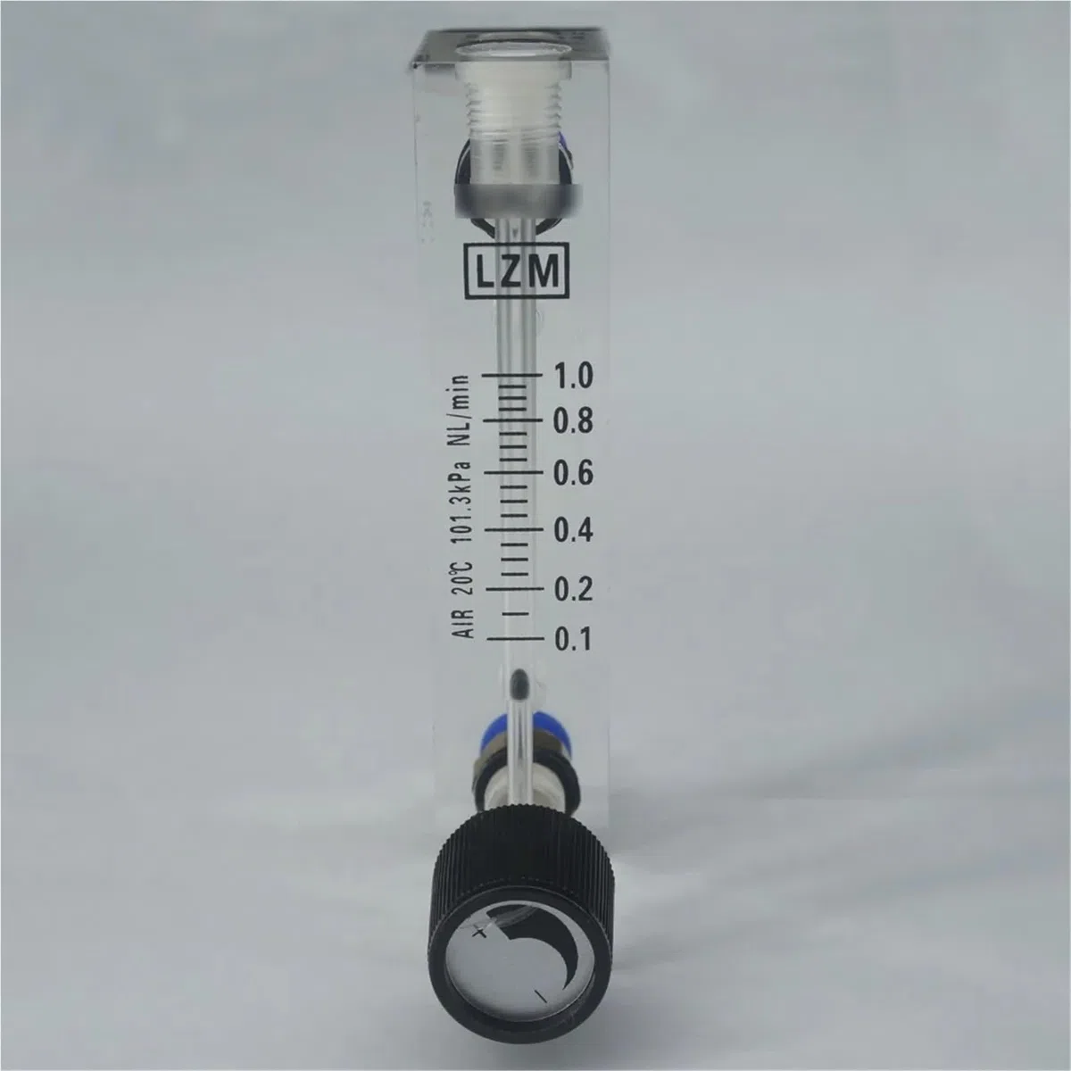 0,1–35 l/min, 6–400 ml/min, passend for 6/8/10/12 mm Rohr, anpassen, Luft-Stickstoff-Durchflussmesser, Rotameter mit Steuerventil LZT-6T(6-60ml Per Min,Tube OD 6mm)