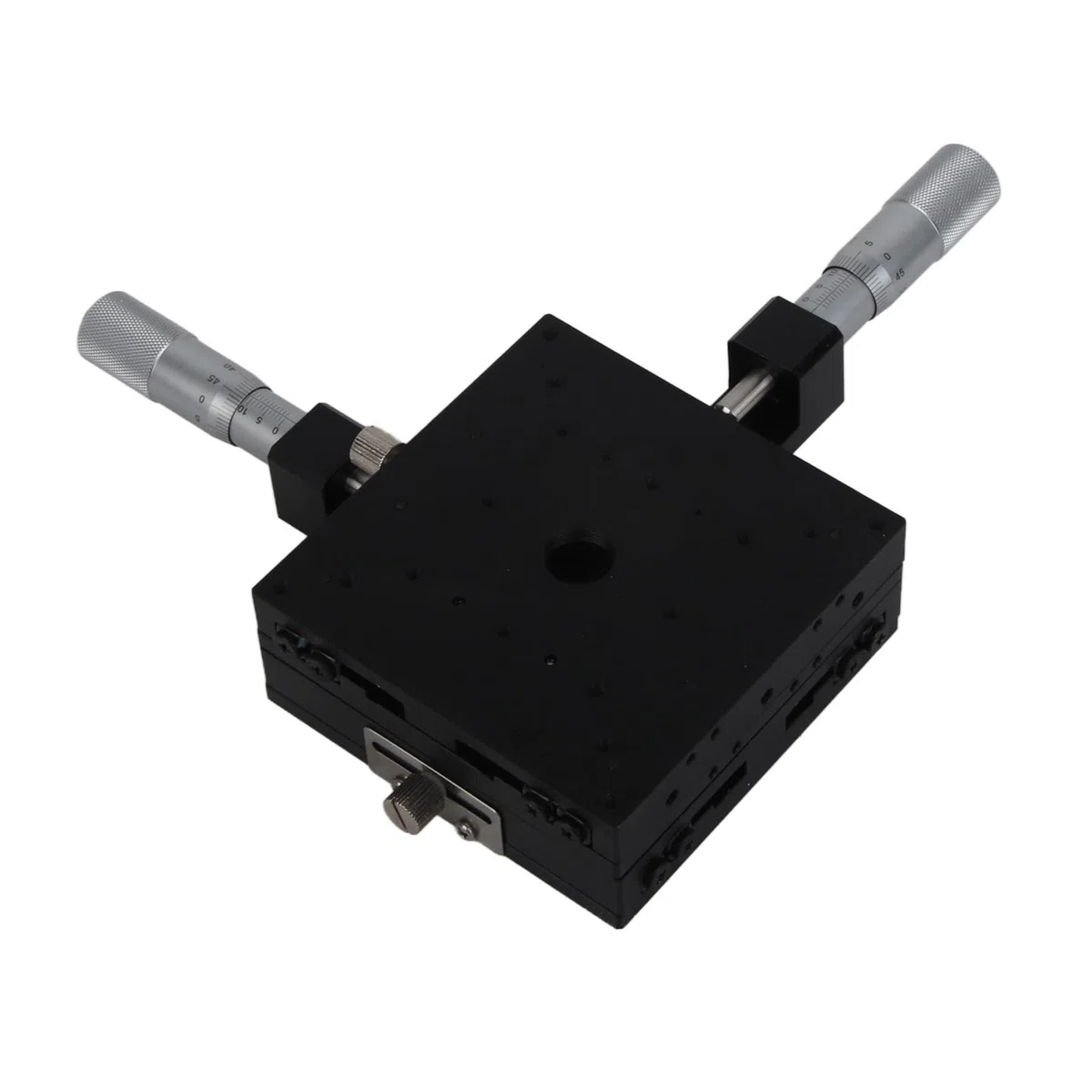 XY-Lineartisch, SEMY100 AC-Mikrometer, manueller Präzisions-Lineartranslationstisch, Verschiebung, Trimmlager, Schiebetisch, Kreuzrollenführung, XY-Achse, 100 x 100