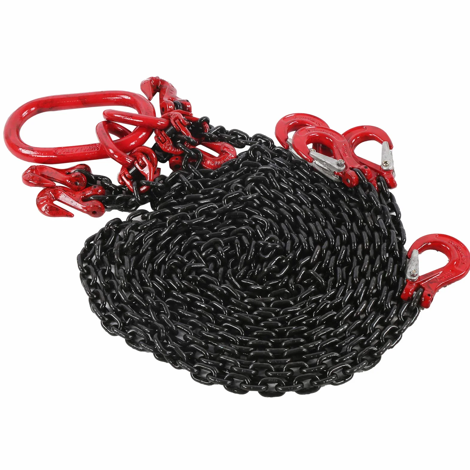 Robuste 6-mm-Hebekette, 1 Tonne Belastungsgrenze, 2 Meter Länge für den Bau von Stahlwerken mit Hoher Beanspruchung