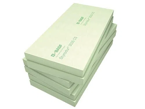 Polystyrol-Hartschaumpl. XPS Styrodur 3035 CS glatt 1.265 x 615 (1250 x 600) Falz (50 mm, 1)