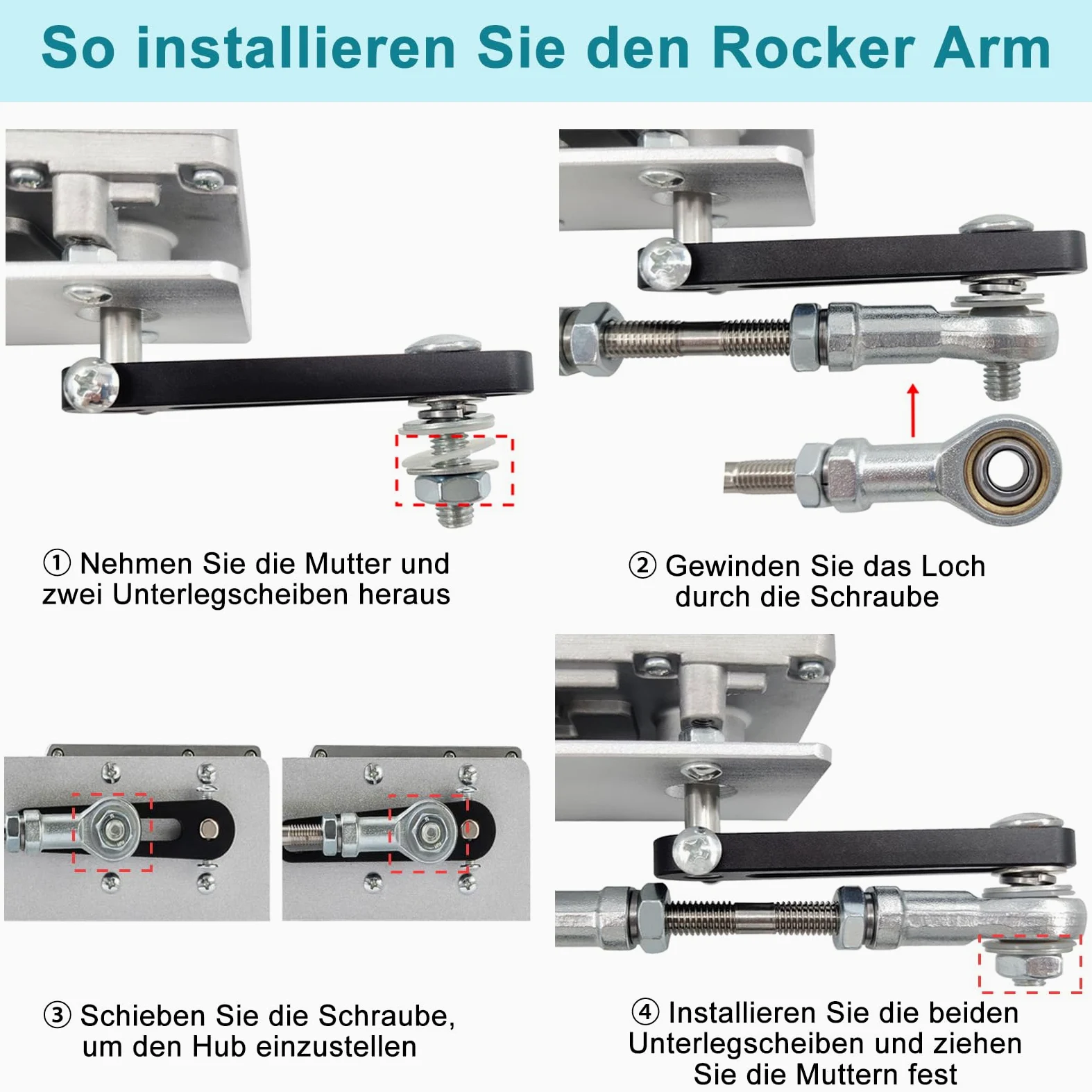 Hubkolbenmotor Linearaktuator DC 24V DIY Linearmotor 120rpm Hub 3cm-15cm mit Drehzahlregler und Saugnapf