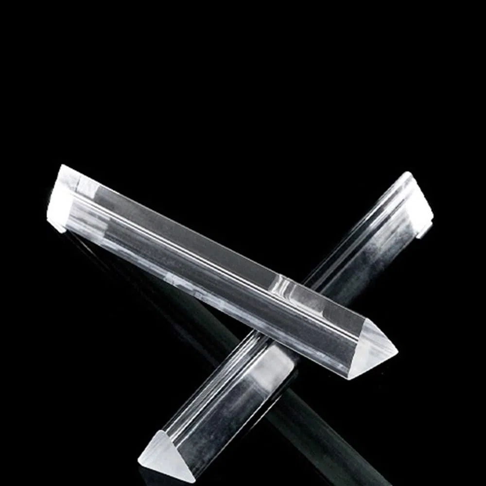 30 Stück Acryl-Dreiecksstreifen – 3 mm und 5 mm PMMA-Lichtleiterstäbe – transparentes 500 mm gleichschenkliges rechtwinkliges Dreieck(3x3x500mm)