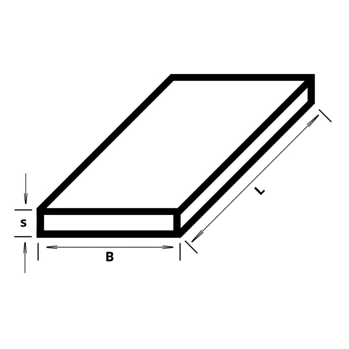 Aluminium Platte | Stärke: 25mm (2,5cm) | BxL 150x150mm (15x15cm) Zuschnitt