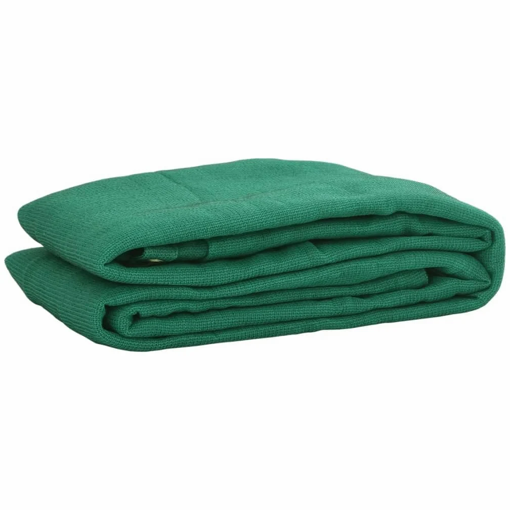 vidaXL Anhängernetz, Ladungssicherungsnetz Feinmaschig, Abdecknetz für Anhänger, Gepäcknetz Hängernetz Transportnetz, Grün 2,5x3,5m HDPE