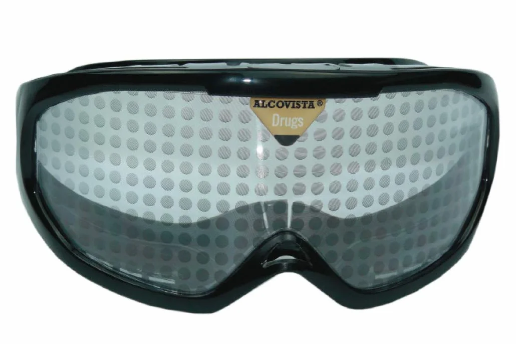 ORIGINAL ALCOVISTA® Rauschbrille - Drogenbrille und Psychotropebrille