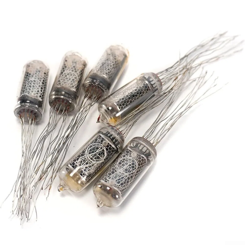 Oniissy 1 x IN-14 Sowjetuhr digitale Gasentladungs-Neonanzeige, Nixie-Röhrenuhr, Leuchtzeit, digitale Röhrenuhr, mit 18 mm Ziffernhöhe für visuelle Anzeige