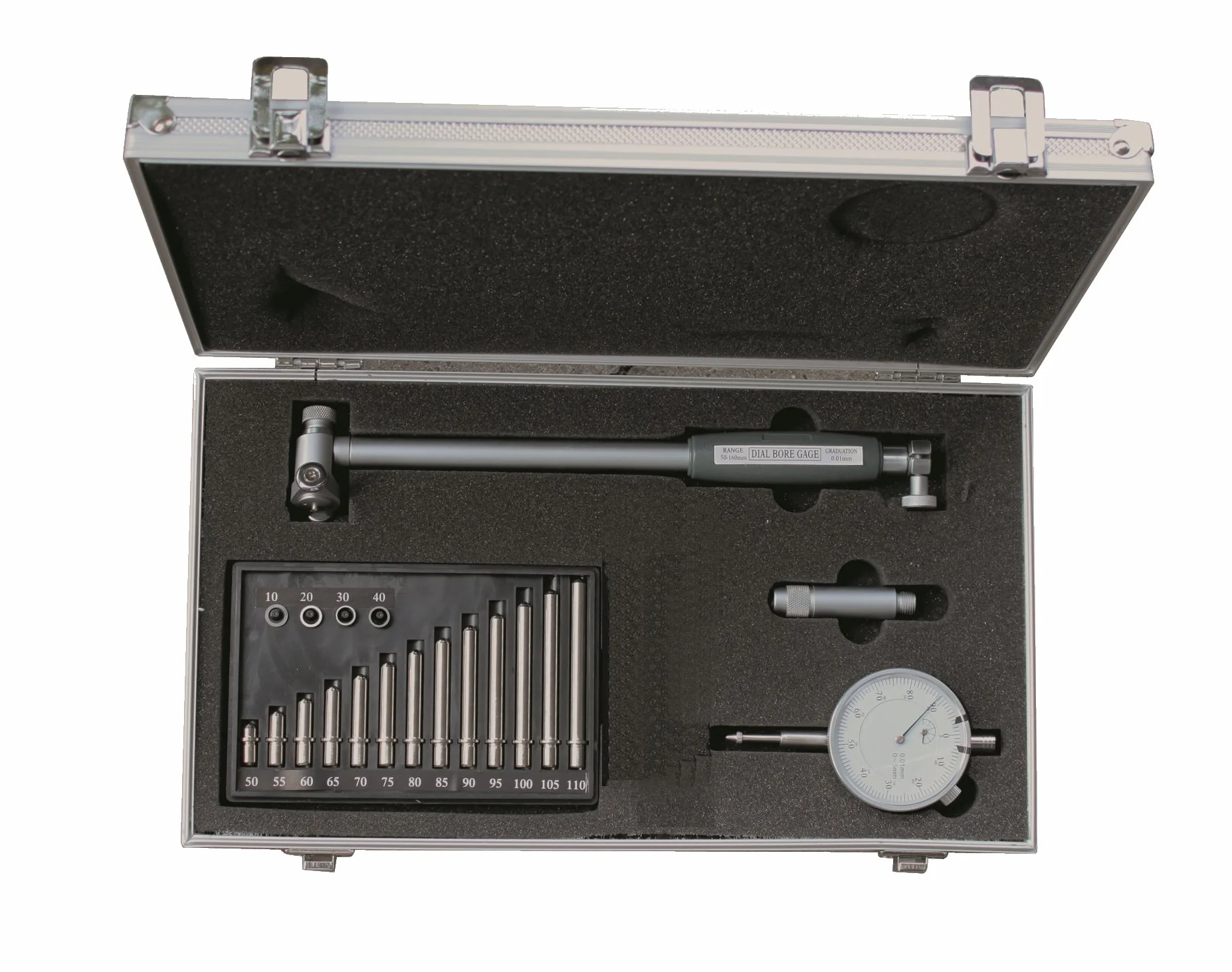 CNC QUALITÄT Innenfeinmessgerät - Messbereich 50-160 mm - Feinmessgerät mit Messuhr
