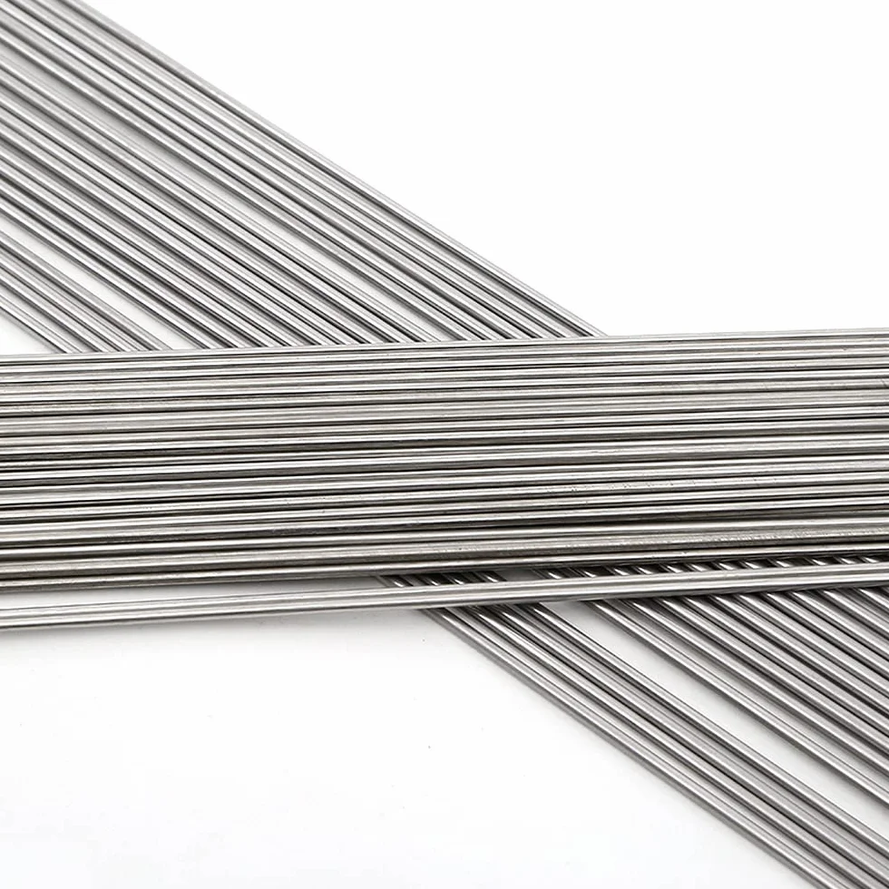 MBLUE 20 Stück 50 cm Edelstahl-Federdraht, harter Draht, gerader Draht, Federstahldraht (20Stück 0,8 mm)