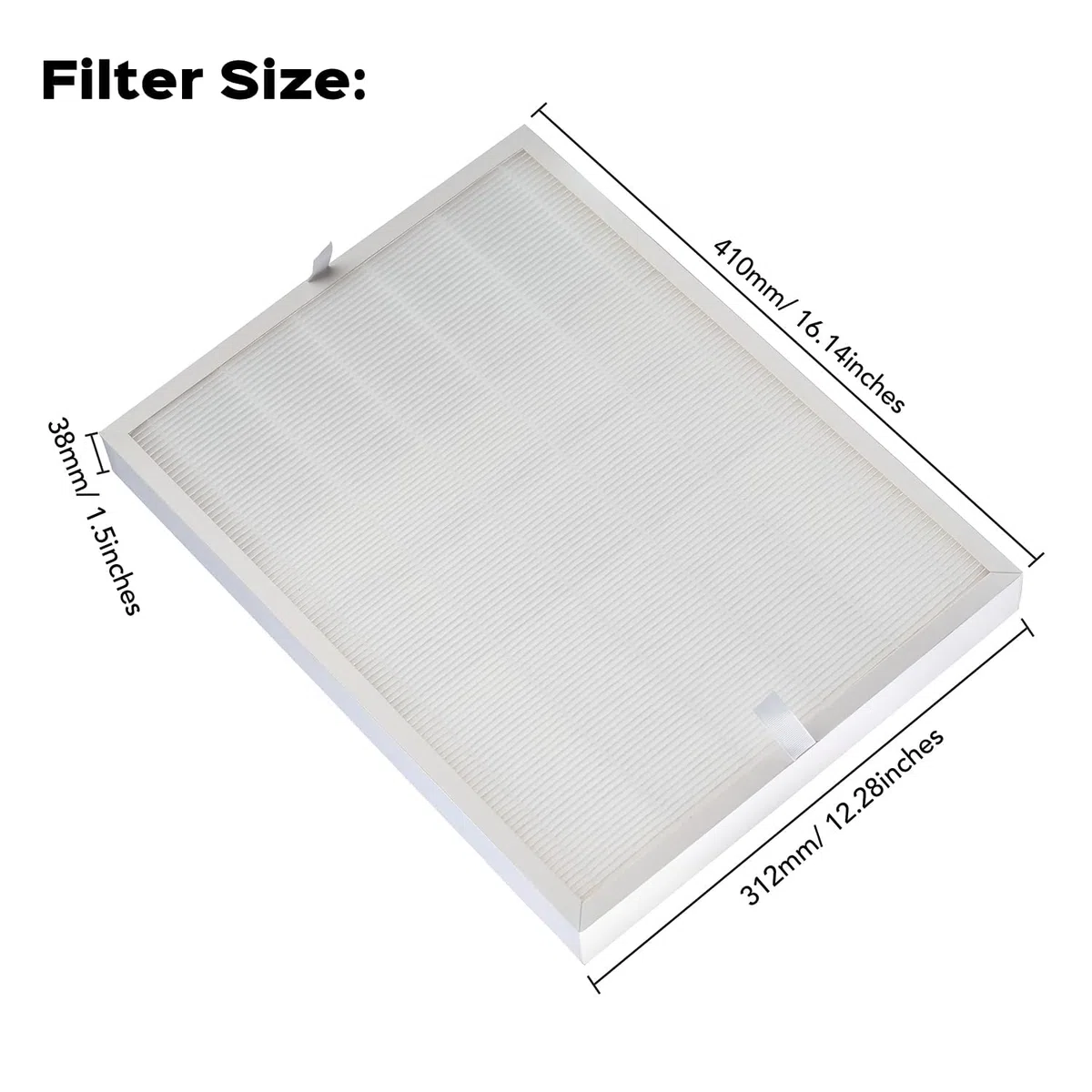Laminar-Flow-Box H12 HEPA-Filter Ersatzfilter für DIY-FFU – geeignet für Mykologie, Reinraum, Pilzzuchtlabor, Sauberkeitslabor – passend für CW-12 Filtereinheit