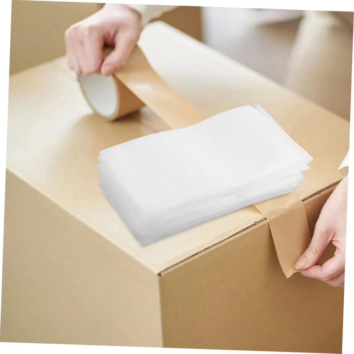 Housoutil 1000 Stücke Perlenbaumwoll Schaumstoffbeutel Stoßdämpfende Versandtaschen für Umzug Schutzverpackung für Zerbrechliche Gegenstände Wie Geschirr Bilderrahmen Kunstwerke