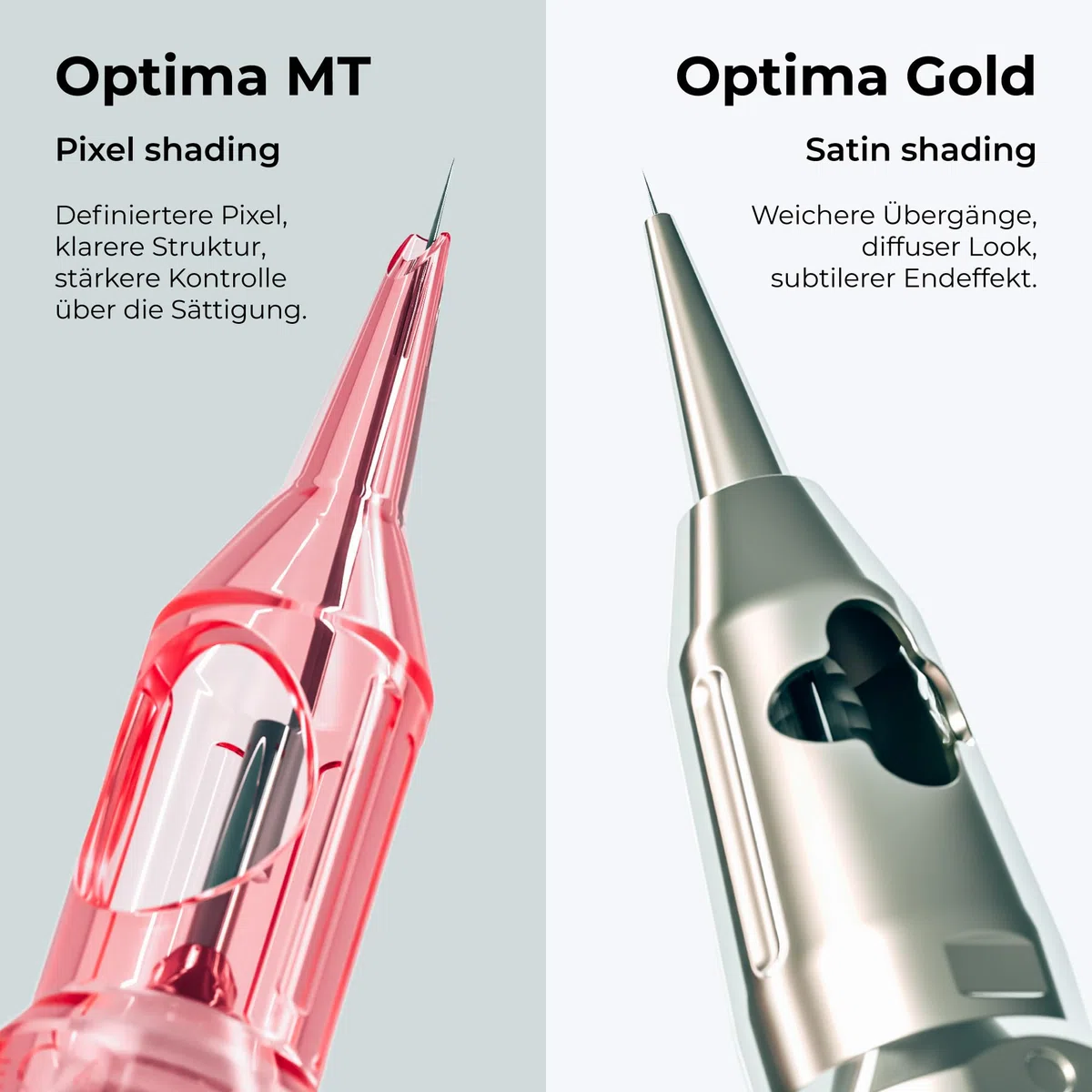 Kwadron Optima 20 Stück - 30/1RLLT - #10 0.30mm Round Liner - Long Taper - Professional Permanent Makeup - Tattoo PMU Nadeln Set Cartridges - Tattoo Zubehör für Augenbraue, Eyeliner, Lip Contour
