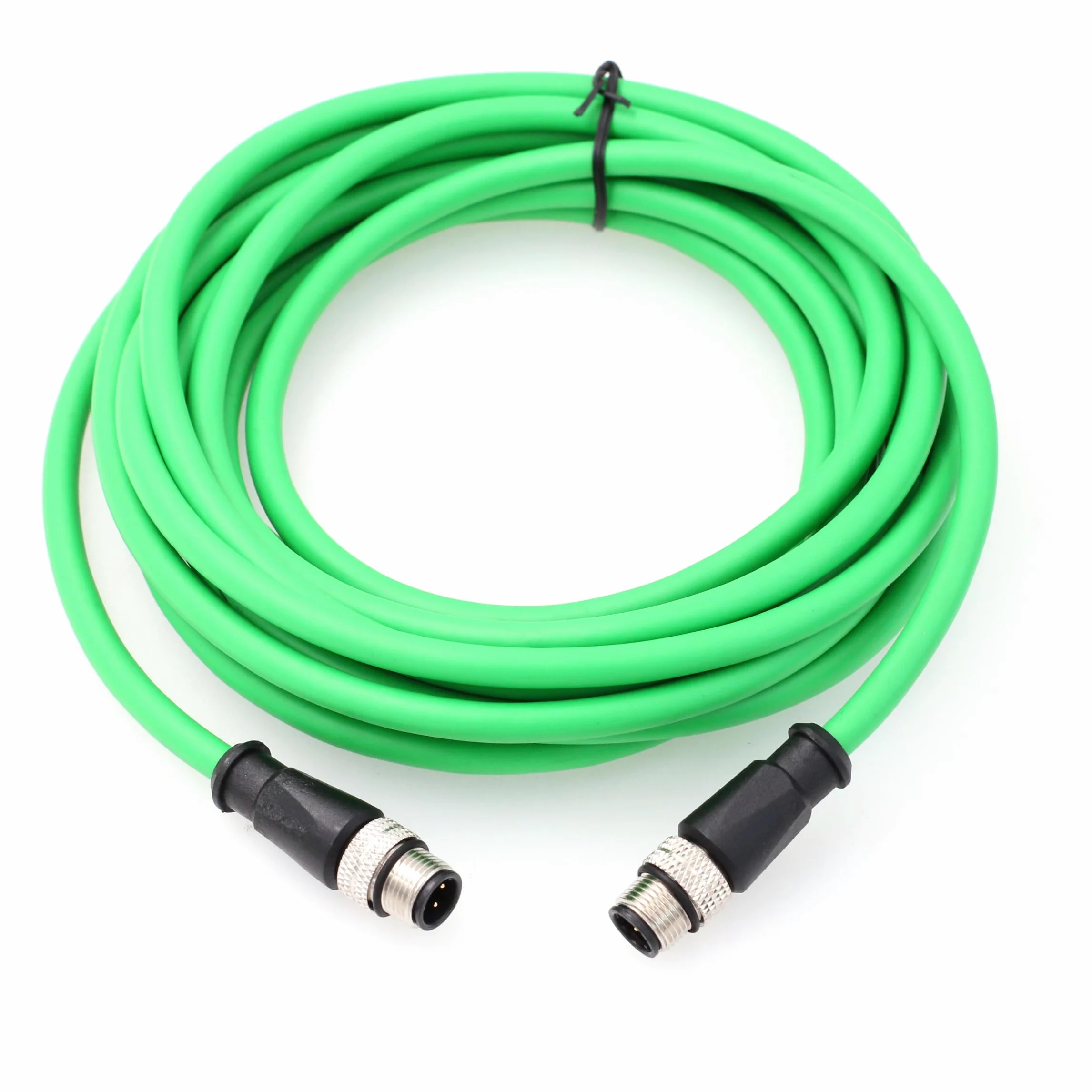 HangTon Ethernet-Sensor-Vision-Kamera, M12, 4-poliger D-Code auf M12, 4-poliges D-kodiertes Kabel für Baumer-Encoder industrielle Automatisierung, SPS-Netzwerk, 5 m
