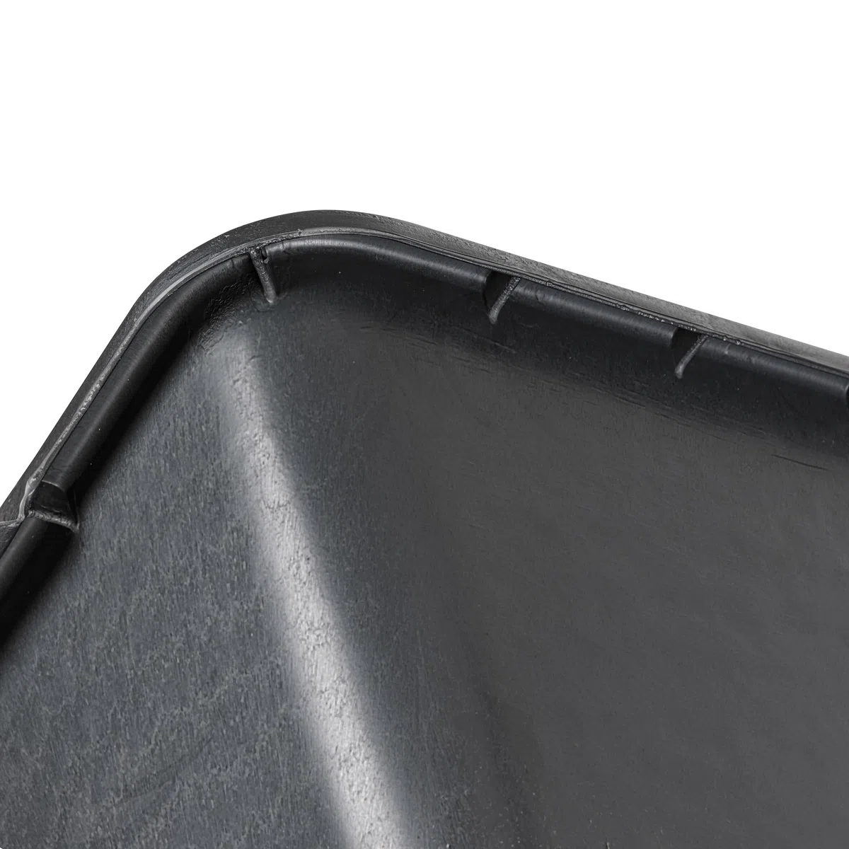 Mörtelwanne 65 L Rechteckig Schwarz Maurerkasten Profi 10er Set Bauwanne | BURI Baueimer Made in Germany aus strapazierfähigem Kunststoff als Zementwanne, Pflanzkübel und robuster Mörtelbehälter