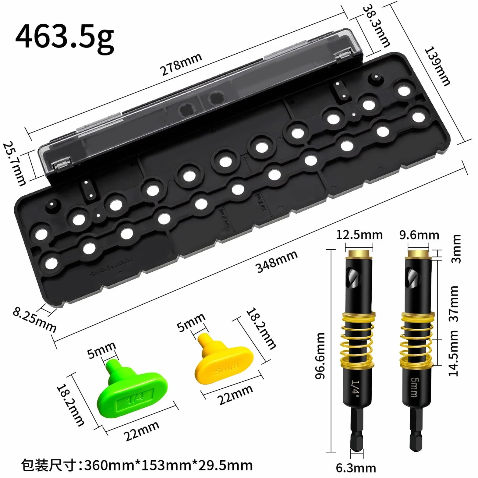 Regalstift-Vorrichtung, 1/4 Zoll und 5 Mm Bohrschablone für Schranklöcher mit 32 Mm Abstand für Gerade Löcher, Regalstift-Bohrvorrichtung, Schrank-Hardware-Vorrichtung,