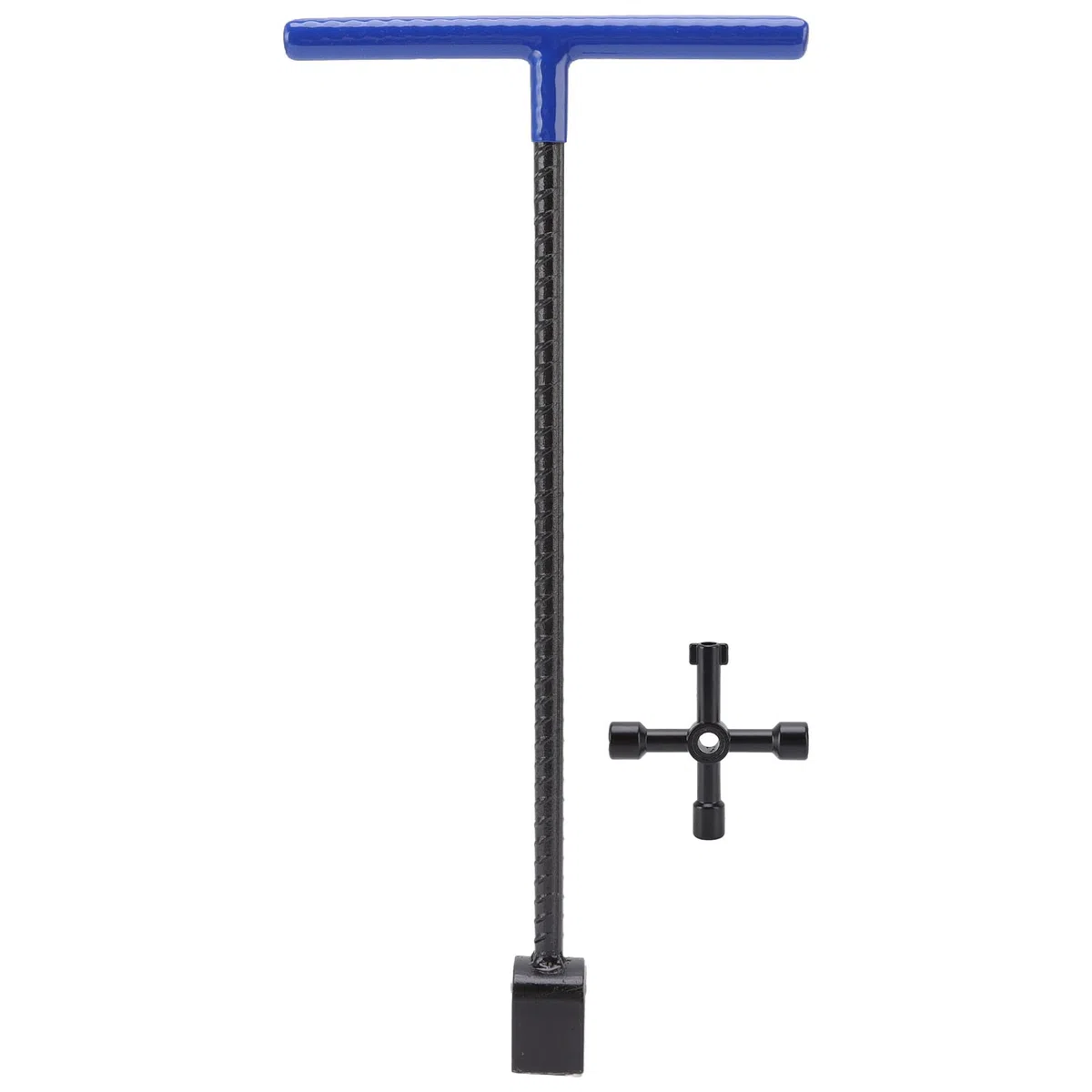 CHICIRIS Hydrantenschlüssel,16 Zoll T Griff,Wasserz?hlerschlüssel,4 Multifunktionsschlüssel,robust und zuverlässig,Familienhaustechnik,professionelle Wasserinstallationen,Haus- und Gartenpflege