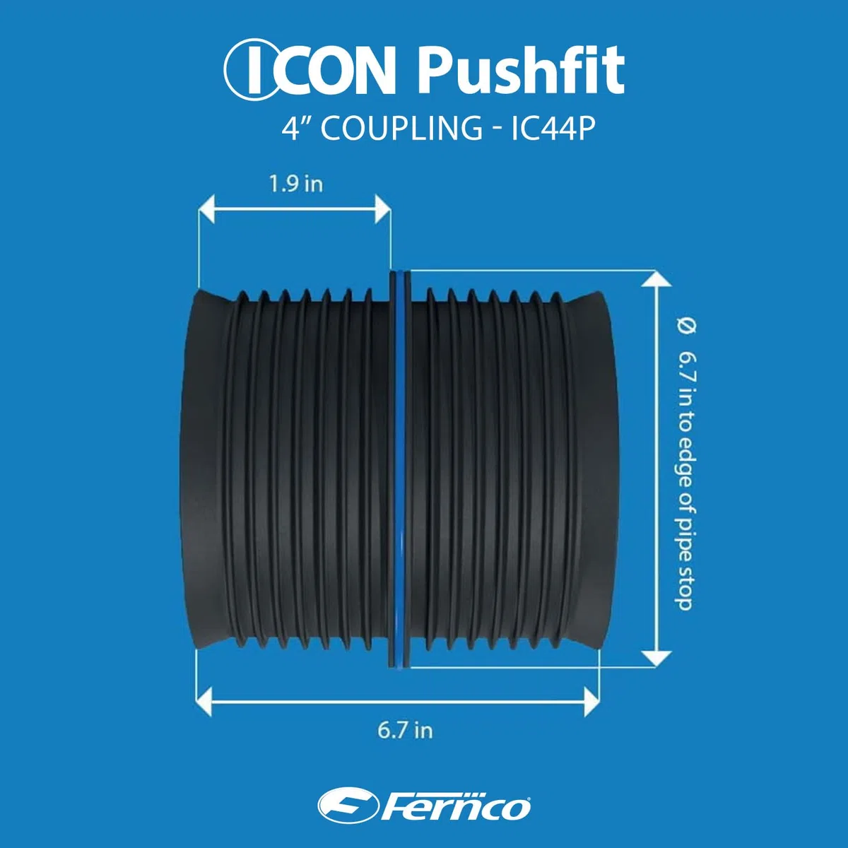 4" Pushfit Coupling -IC44P