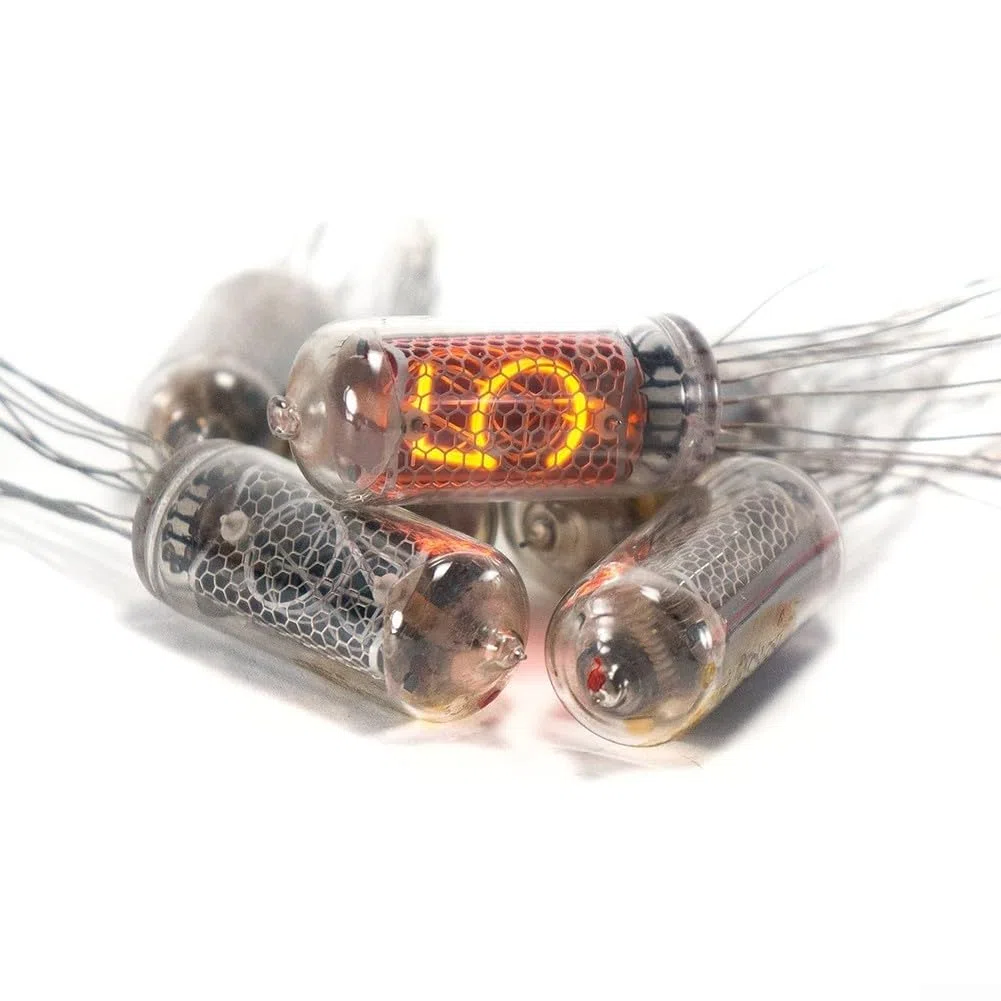 Oniissy 1 x IN-14 Sowjetuhr digitale Gasentladungs-Neonanzeige, Nixie-Röhrenuhr, Leuchtzeit, digitale Röhrenuhr, mit 18 mm Ziffernhöhe für visuelle Anzeige