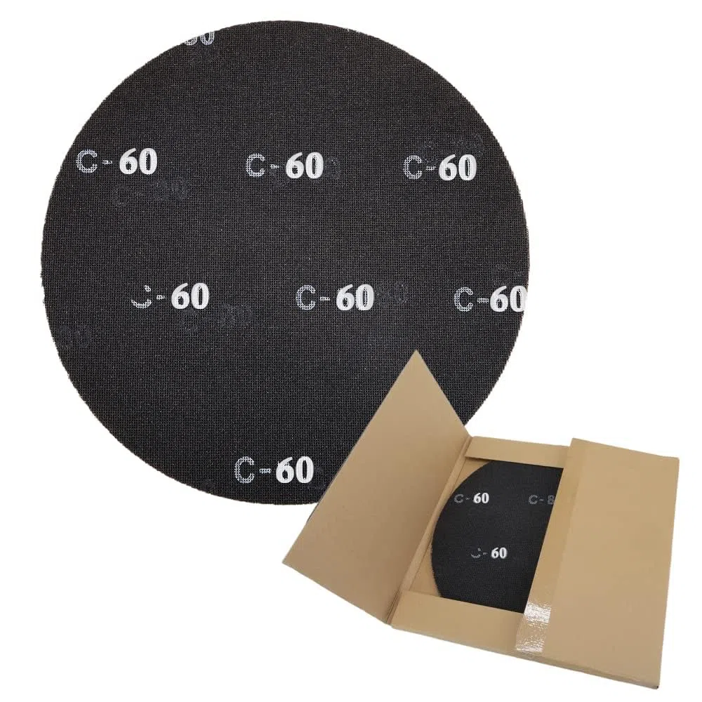 430mm（17"） Zentimeter Schleifsiebscheiben - 60 Grit Siliziumkarbid Mesh Schleifscheibe für Hartholzböden - Heavy Duty Floor Buffer Pads, 10er Pack - Dauerhaftes & effizientes Schleifen