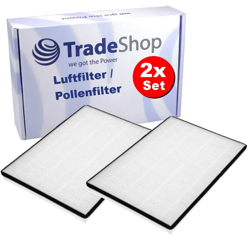 2x Trade-Shop Luftfilter/Feinstaubfilter/Zuluftfilter/Pollenfilter Ersatz für Helios KWL EC 300 ECO, KWL EC 300 PRO, KWL EC 300 W Lüftungsgerät
