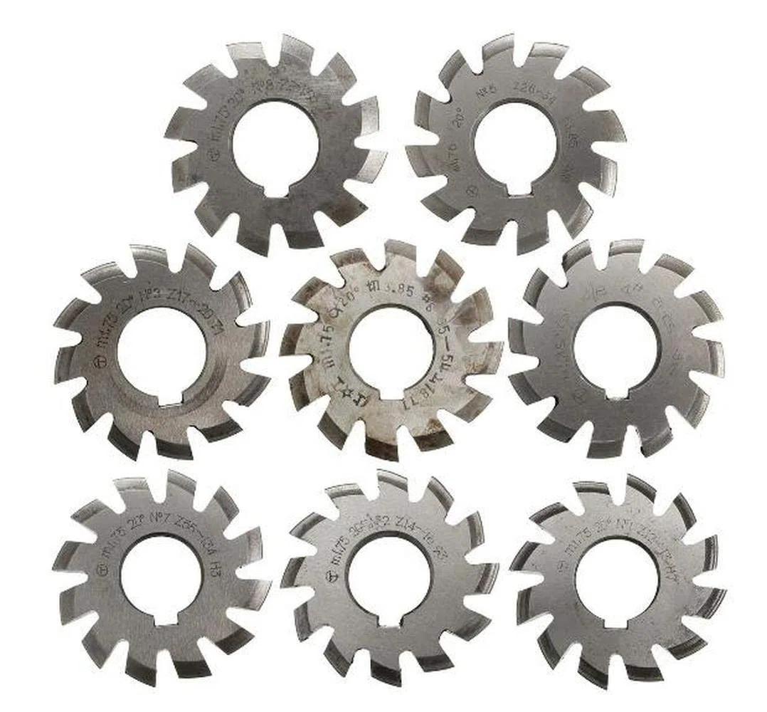 1PCS Modul 1.75 PA20 HSS # 1-8 Involute Zahnradfräser Innenbohrung 22mm (#4)