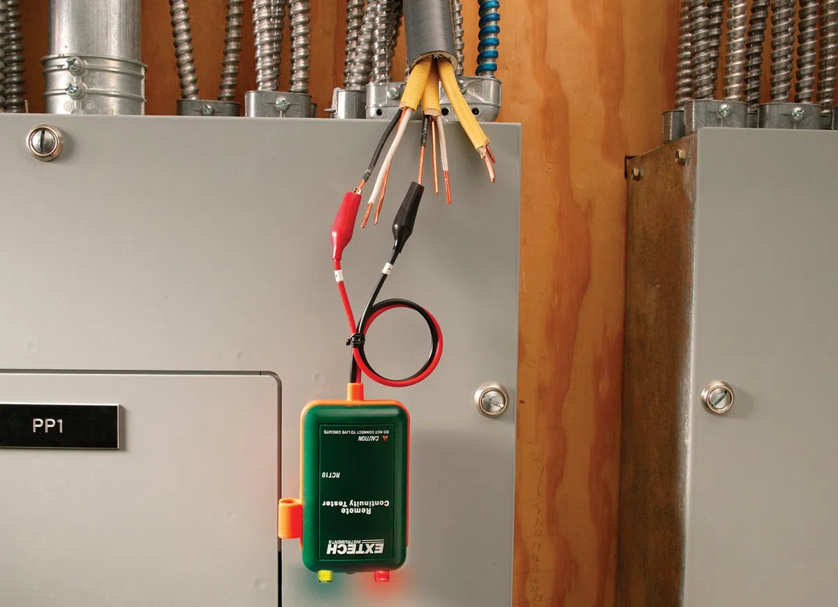 Extech CT20 Durchgangsprüfer mit Remote- und Lokaltest, akustischem Signal, LED-Anzeige, langen Leitungsreichweiten, Kabelfehlerdiagnose, ideal für Elektriker & Installateure