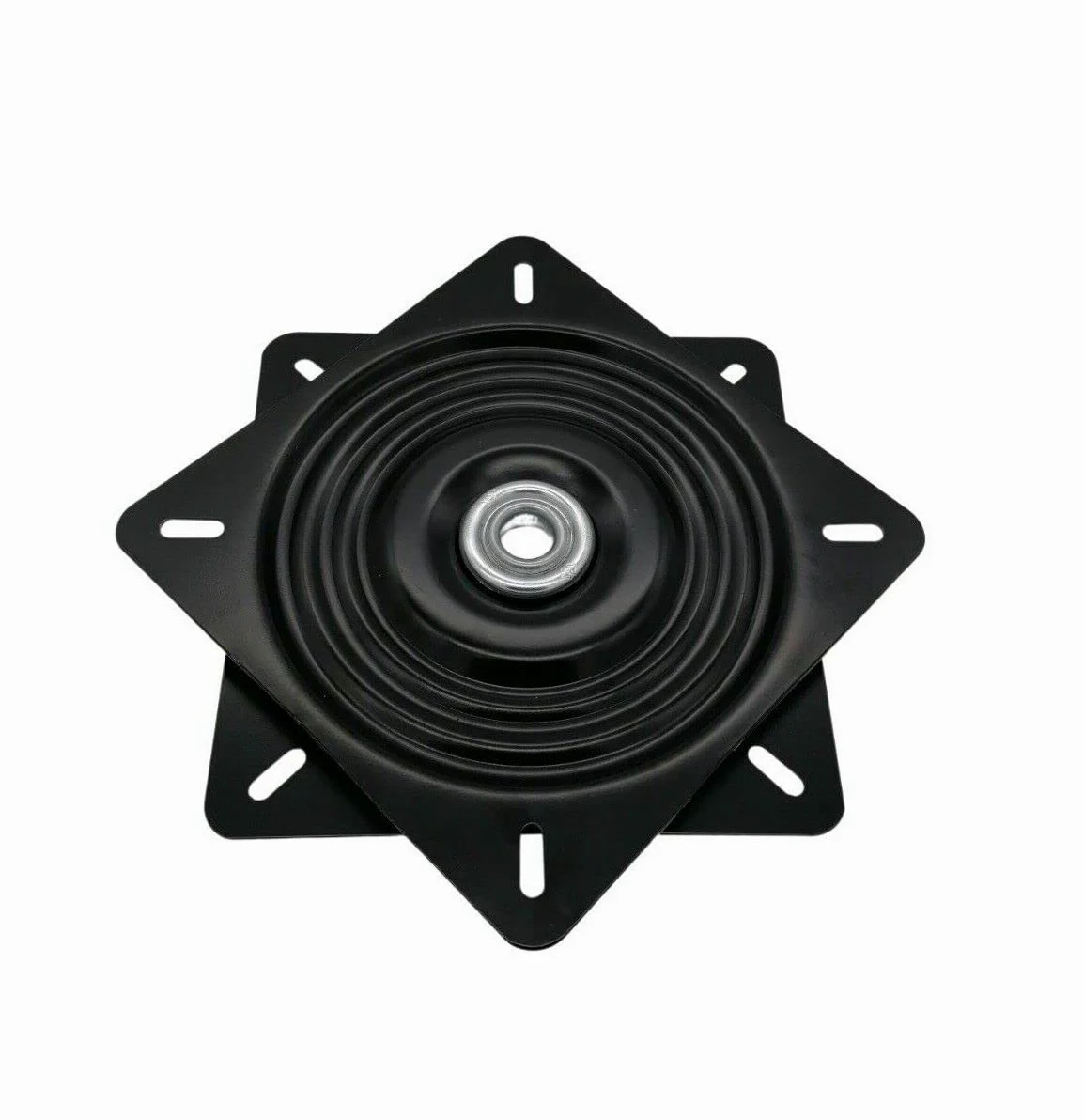 Drehteller 245x245mm Drehlager Drehtablett Druckkugellager Flanschlager Lager zum drehen Schwarz