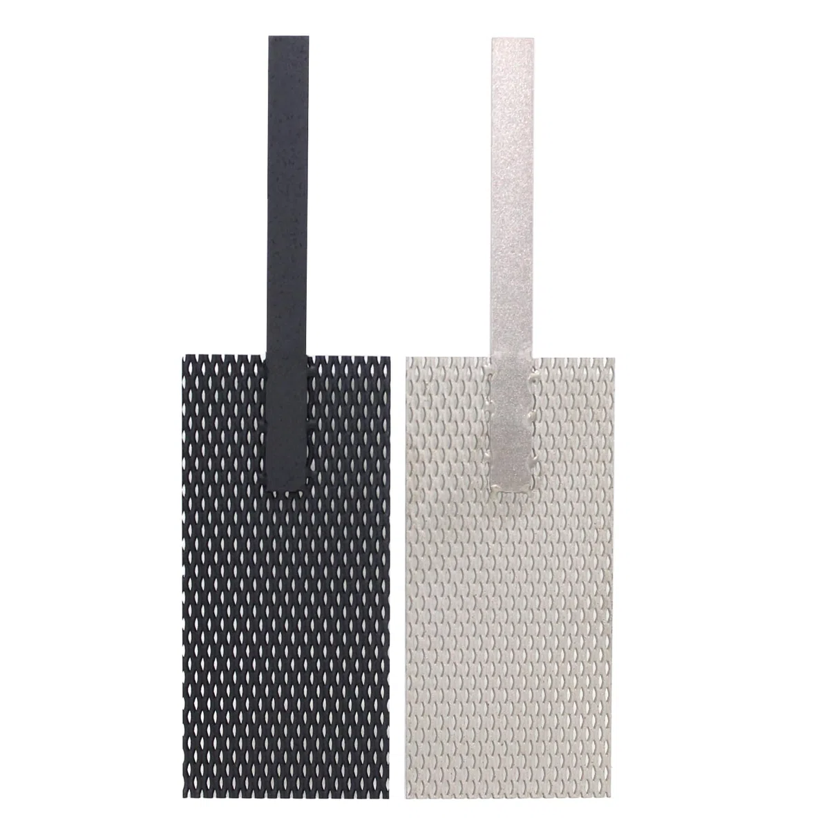 2PCS Elektroden, Titan Anodennetz mit MMO Ruthenium-Iridium Beschichtung und Kathoden Elektrolytnetz ohne Beschichtung für elektrochemische Anwendungen und Schwimmbadreinigung