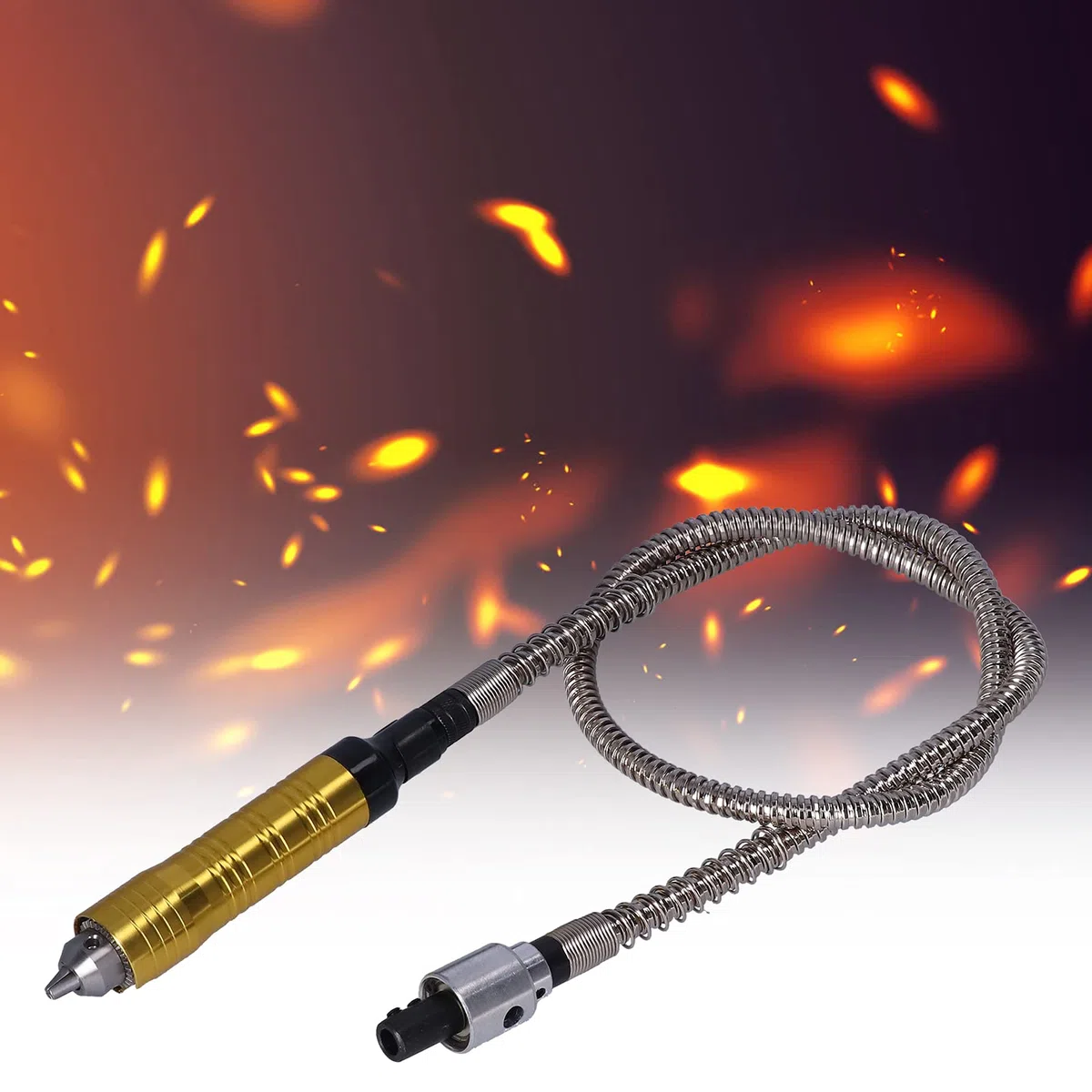 Rotationswerkzeug Mit Flexibler Welle, Flexwerkzeuge Flexwelle Für Rotationswerkzeug Bohrfutteradapter Verlängerungskabel Spannfutter Griff Polierer Adapter zum Feinschleifen
