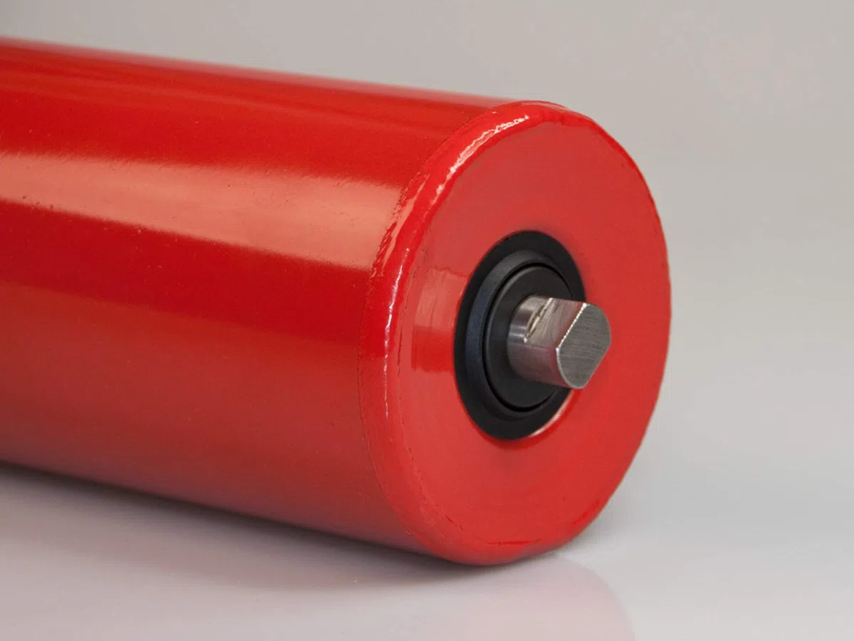 Normrolle Tragrolle Förderband Rolle RL=250 mm Ø 88,9 mm