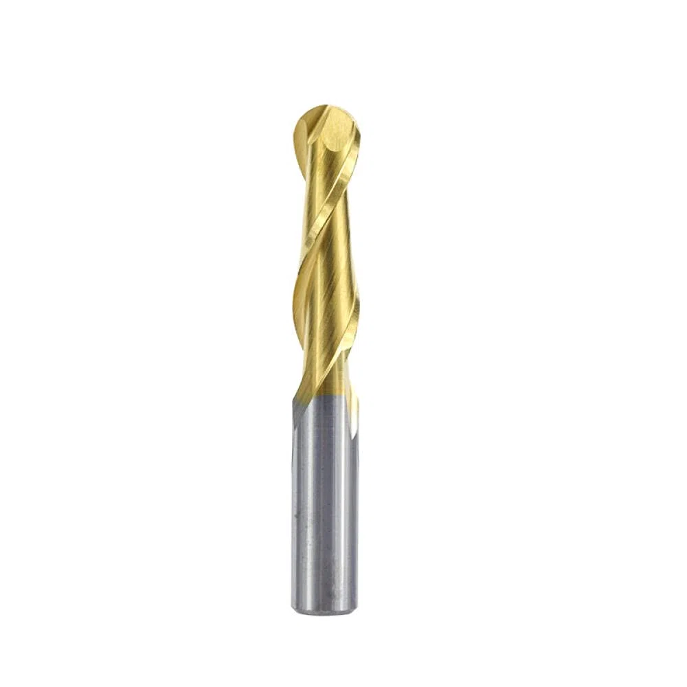 1 stück 6mm Schaft Kugel Nase End Mühle 2 Flöte Spiralendfräser Wolframkarbid CNC Router Bit Gravur Bit 15/17 / 22mm-22mm.