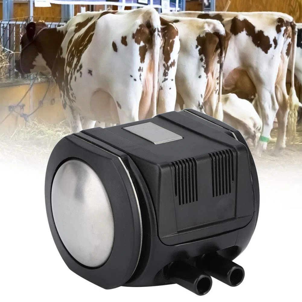 Fyearfly Melkmaschine Pulsator, Pneumatischer Melken Pulsator, HP102 Melkpulsator Kuhmelkmaschinenzubehör Landwirtschaftliche Ausrüstung mit Zwei Ausgängen für Kuh Schaf Melkmaschine