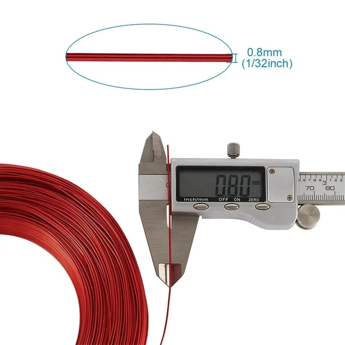 Aluminiumdraht 500 g 0,6/1,2/1,5/2,0/3,0 mm Aluminiumdraht, DIY-Schmuckkomponenten, Zubehör, Finden, Herstellen, Halsketten, Armbänder, Bastelbedarf Basteldraht(Color:Champagne Gold,Size:0.8mm 300m)