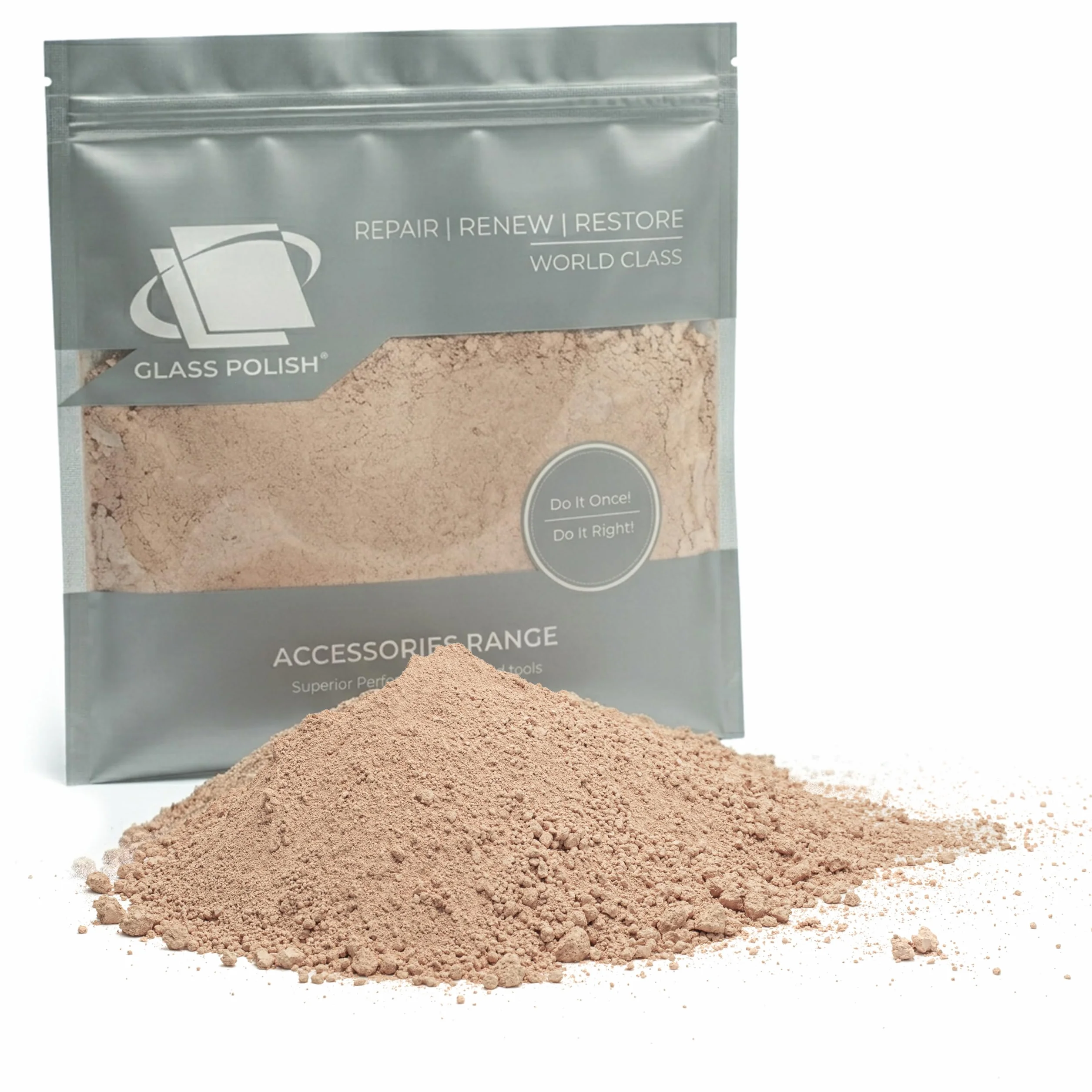 GLASS POLISH 1 kg Cerium Oxide, Glaspoliermittel aus Ceroxid Grad Hoch 85% rein, suspension-behandelte Formel, 3,5 Mikron Partikelgröße, Verbesserte Wiederherstellungsleistung