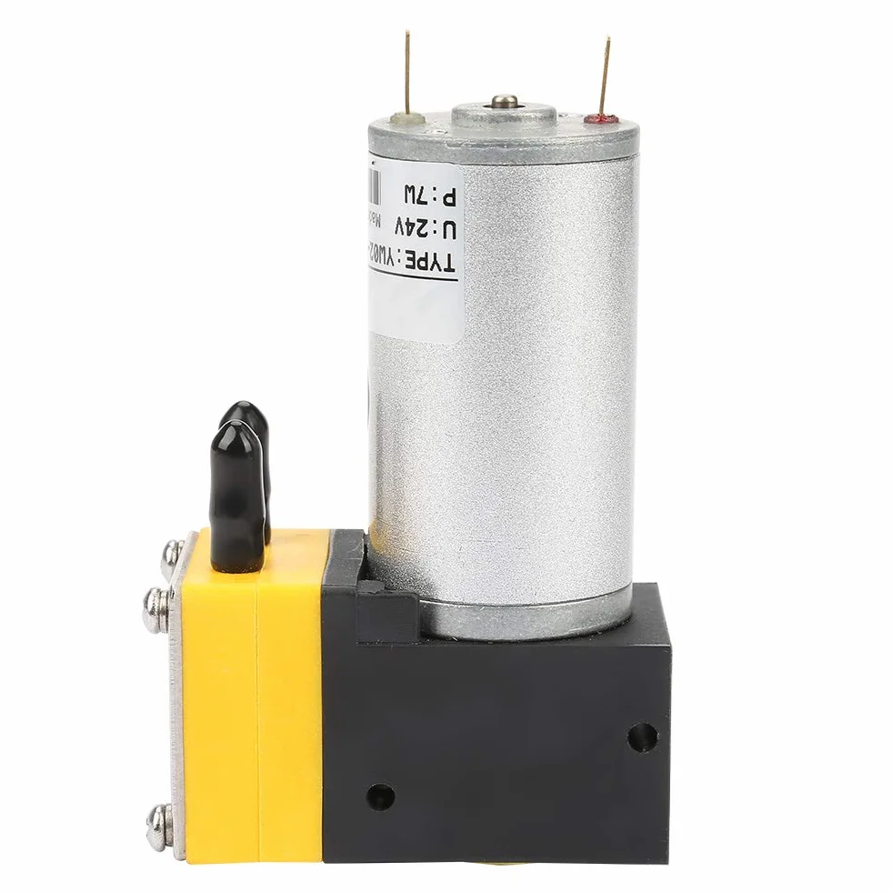 Akozon Membranpumpe 24V 0.4-1L / min Miniatur-Membranpumpe-Vakuumpumpe für Luft/Flüssigkeit