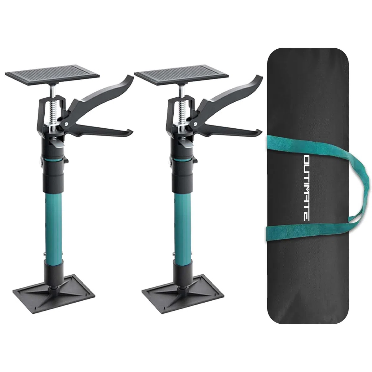 Verstellbare Stützstange, Schrankheber zum Installieren von Schränken, Teleskop-Stützstangen von 35 bis 60 cm, Dritthandwerkzeug für die Installation, Tragkraft 30-60 KG, 2 Pack