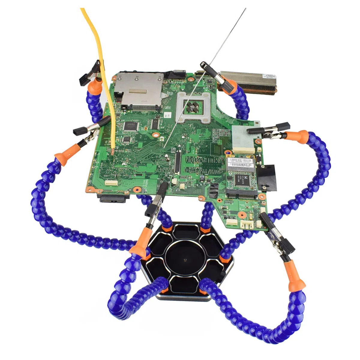 Respicefinem Lötwerkzeug Mit 6 Flexiblen Armen 15 0 X 15 0 X 10 0 Ständer Aus Dritter Hand Hilfsklemme Zum Löten Lötarm Für Elektronikprojekte Basteln Und Reparaturen