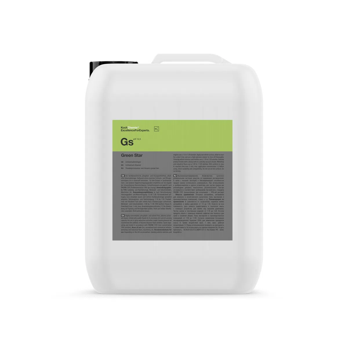KOCHCHEMIE - Gs - Green Star - Allzweckreiniger - Allzweckreiniger 5L