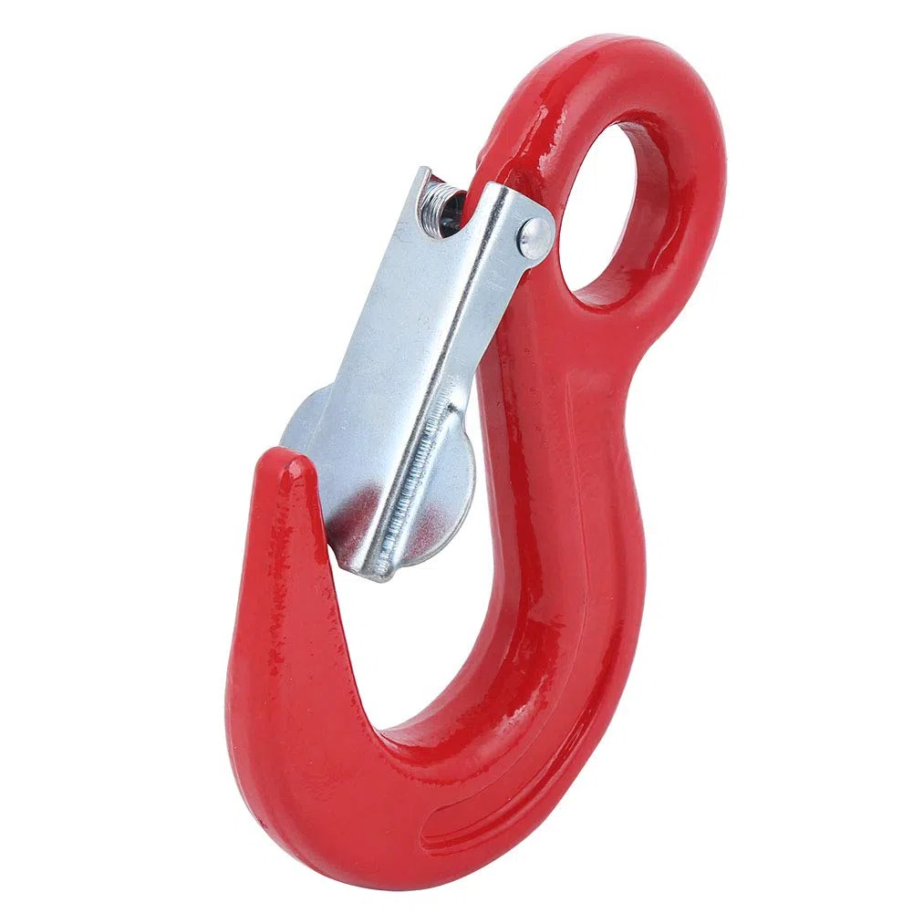 Drehbarer Hebehaken, 3T-Ösen-Sling-Haken für Container, Gabelkopf, Greifer, Kran, Rigging, legierter Stahl, Schwerkraft-Heben