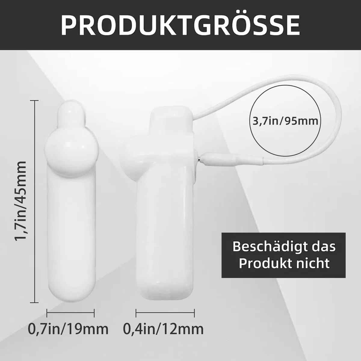 Sicherheitsetiketten für harte Kleidung, Mini-Einzelhandel, mit 100 Pins, Etikett kompatibel mit AM-58 kHz System, kompatibel mit Checkpoint für Kleidung, Schuhe, Taschen (XLT01)